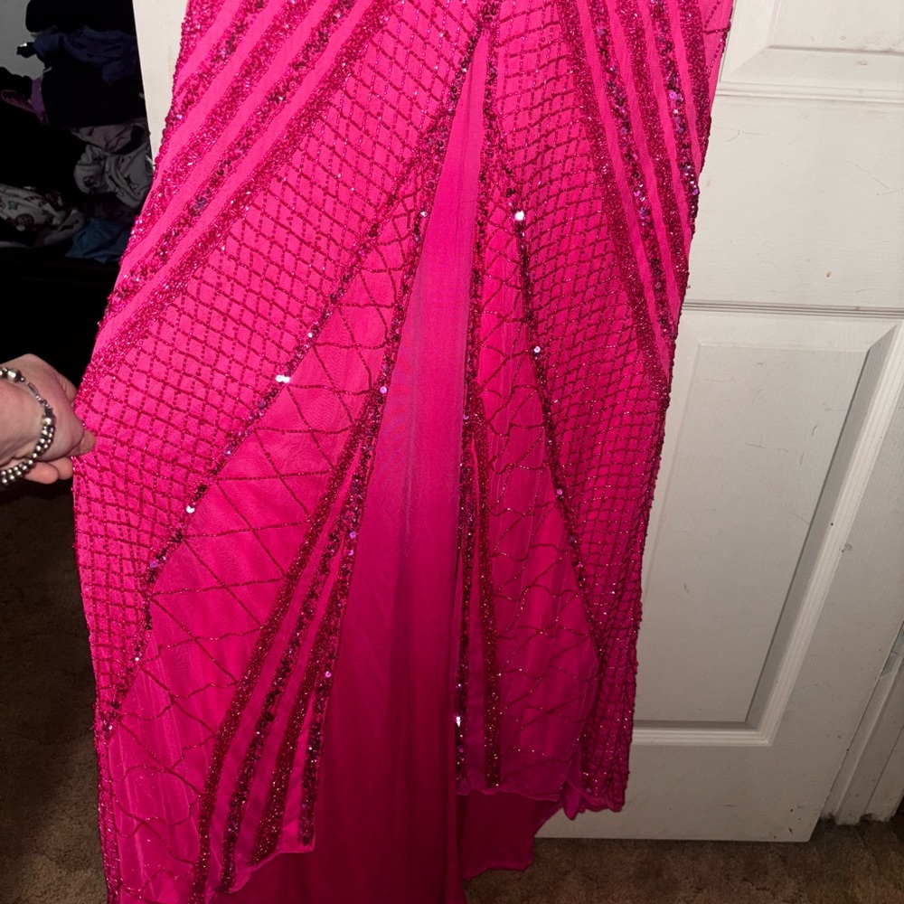 Pink Sequin Dress - Picture 4 of 5